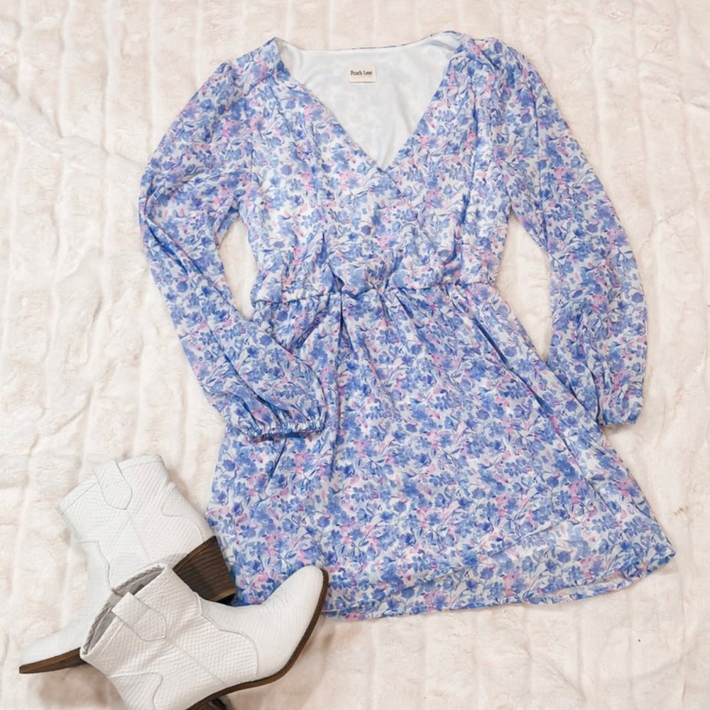 Boutique Blue/Lavender Dress